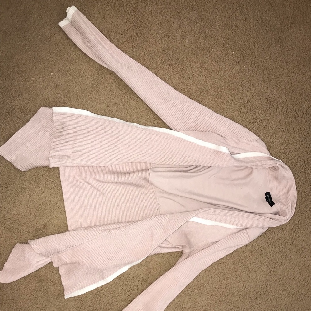 Pink cardigan